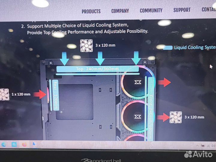 Корпус игровой aquarius plus EN46423 Xigmatek