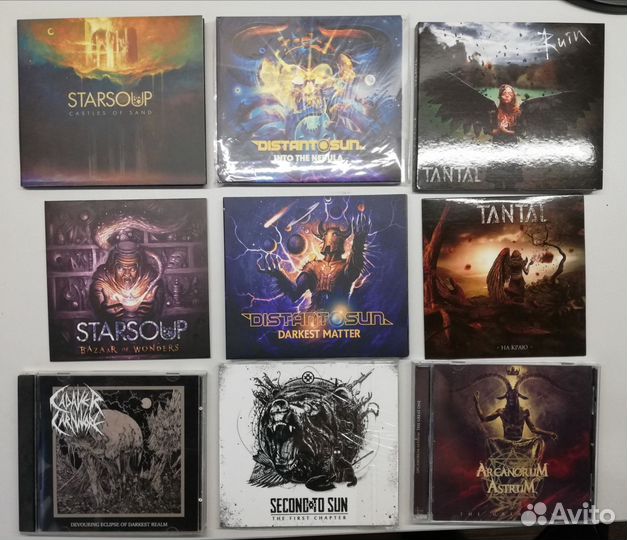 CD-диски с метал-музыкой