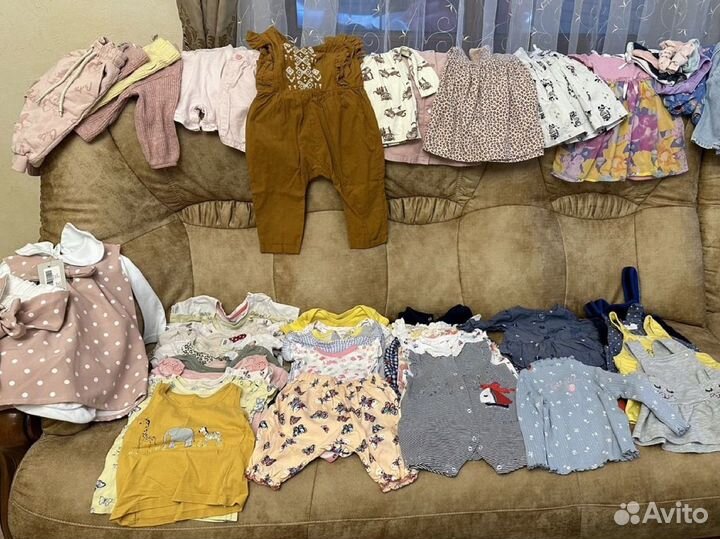 Детсике вещи пакетом 74, 80 и 92 размер