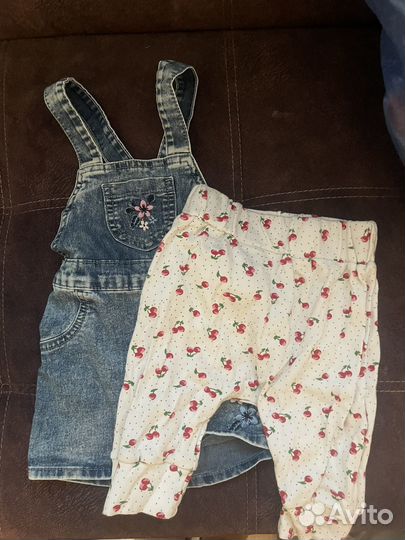 Вещи пакетом на девочку 68-90