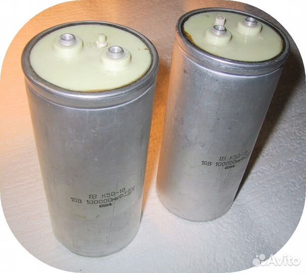 Конденсатор К50-18 0,1Ф 16 В + BTA24-60 + IRF3205