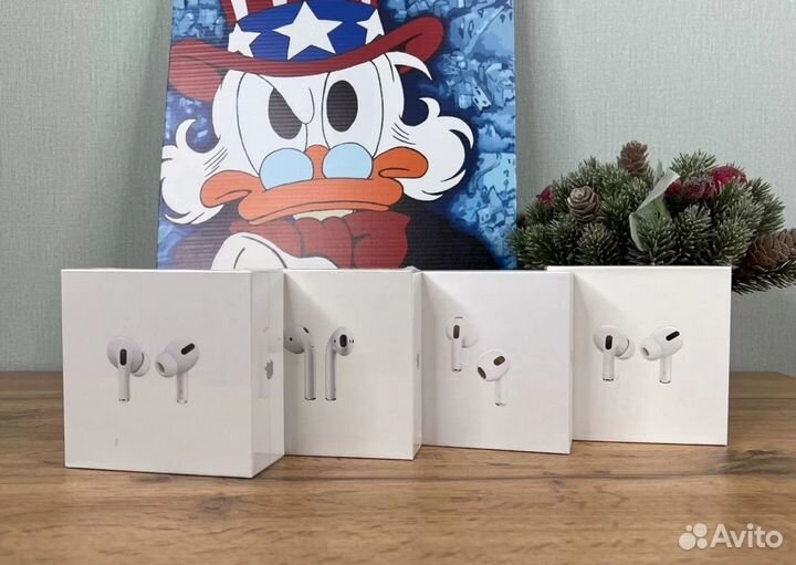 Airpods 2 / 3 / pro (premium+гарантия)