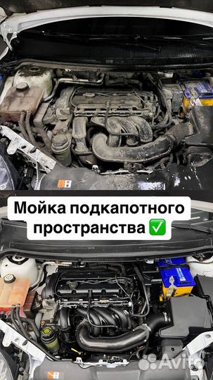 Мойка подкапотного пространства