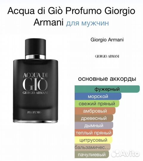 Giorgio Armani Profumo 125 мл