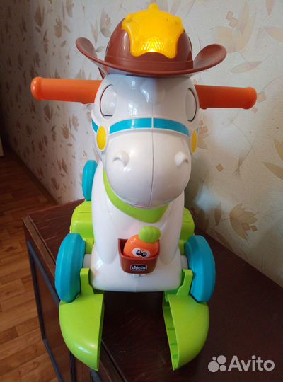 Лошадка Baby Rodeo 3-в-1: качалка, каталка