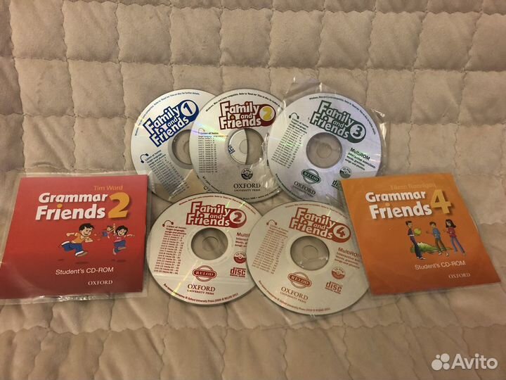 Диски для учебников английского