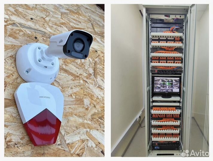 Установка видеонаблюдения. Домофон. Сигнализация