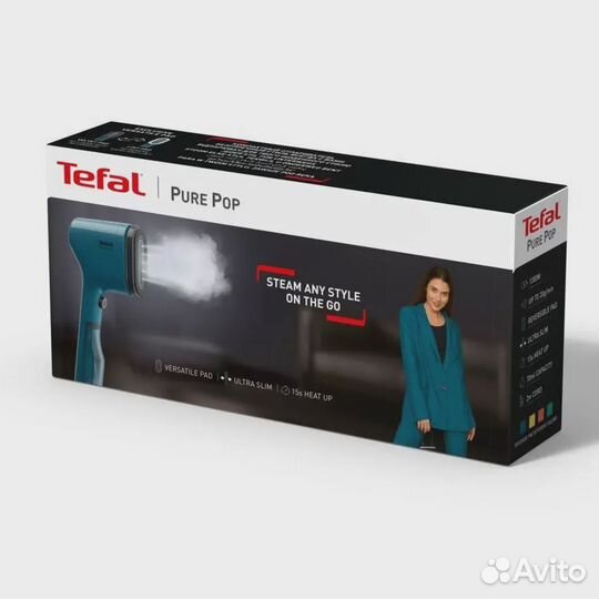 Ручной отпариватель Tefal DT2020E0 0.07 л голубой