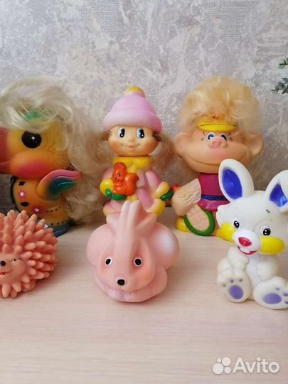 Резиновые игрушки СССР читайте