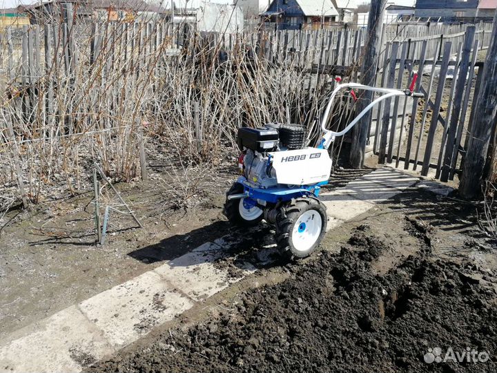 Вспашу землю мотоблоком
