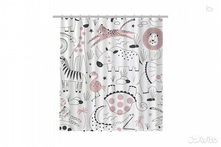 Штора для ванной Design