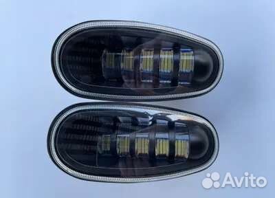 Противотуманные фары на chevrolet lanos 100W