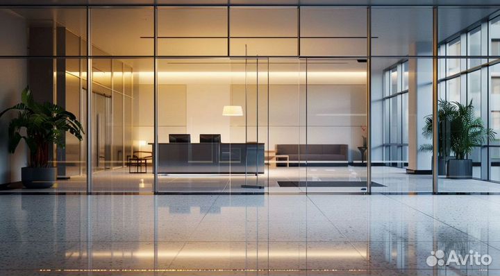 Дверь стеклянная