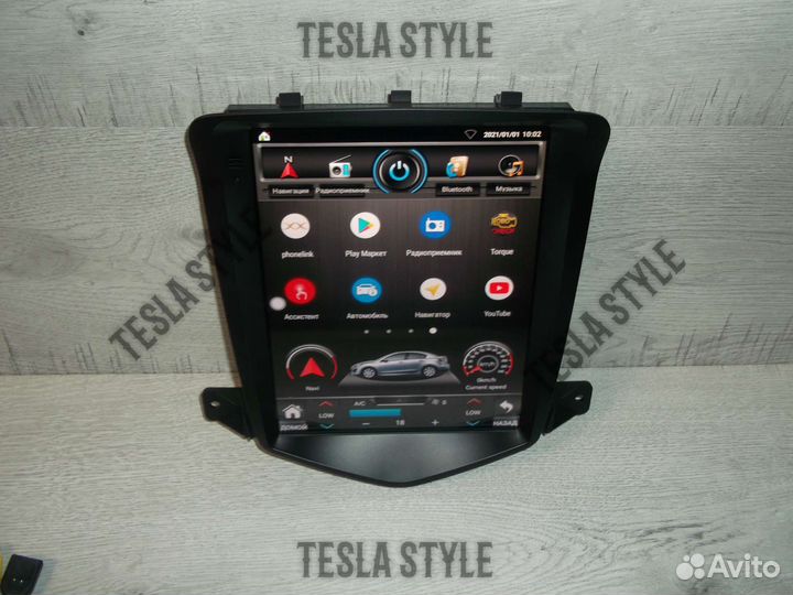 Магнитола Chevrolet Cruze Tesla Android GPS WiFi