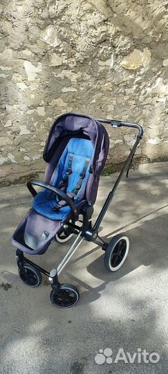 Прогулочная коляска cybex priam platinum