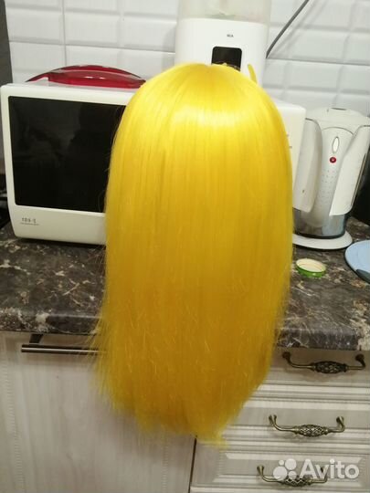 Парик желтый