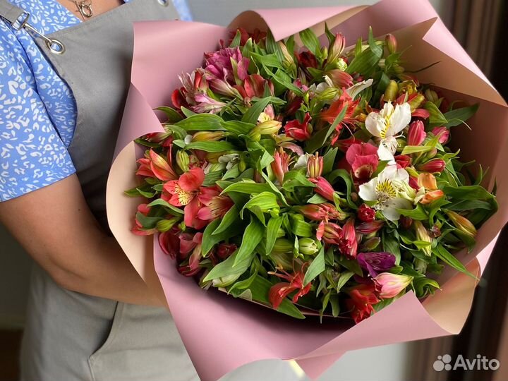 Альстромерия, букет альстромерий