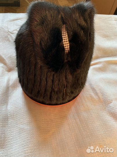 Шапка норковая, новая
