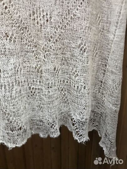 Пуховый платок паутинка