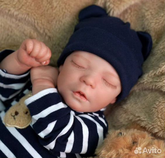 Кукла Реборн 47 см силиконовая полностью новая