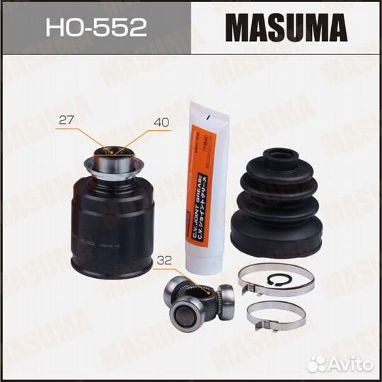 ШРУС наружный 32х40х27 правый Masuma HO-552