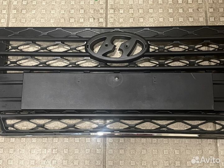 Решетка радиатора hyundai solaris 2