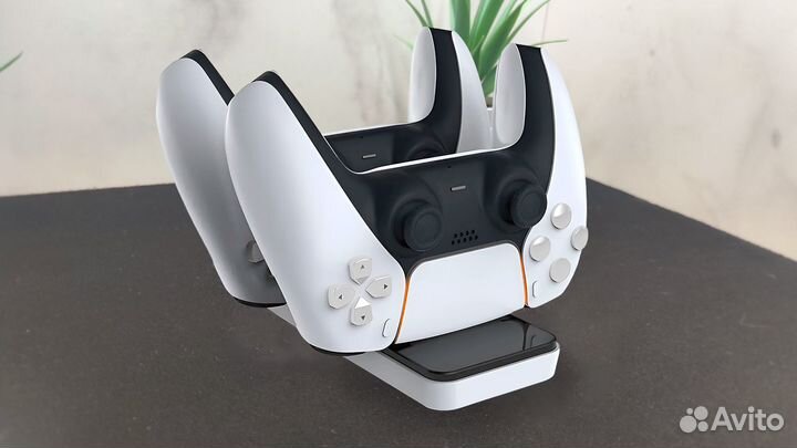 Зарядная станция для 2-x геймпадов PS5