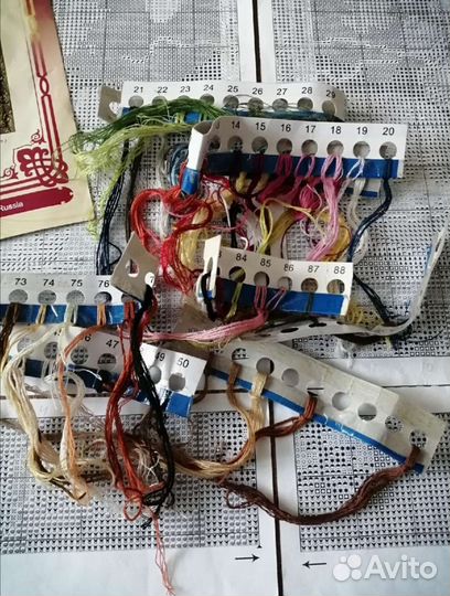 Вышивка крестиком остатки