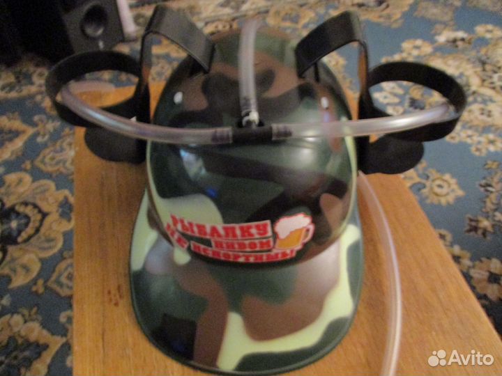 Каска под банки с пивом * Рыбалку