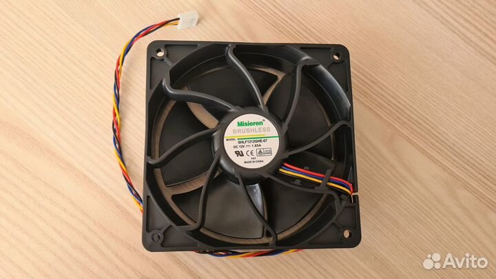 Новый Мощный Вентилятор 120мм 1.85A 4pin 6500об/м