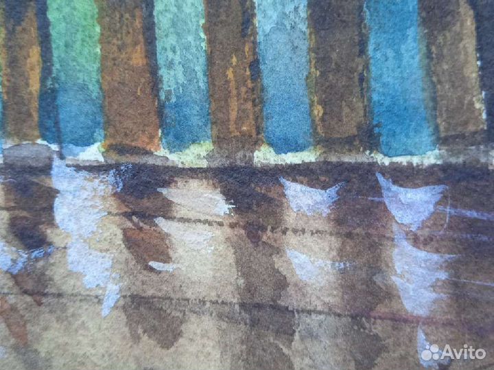 Картина акварелью 