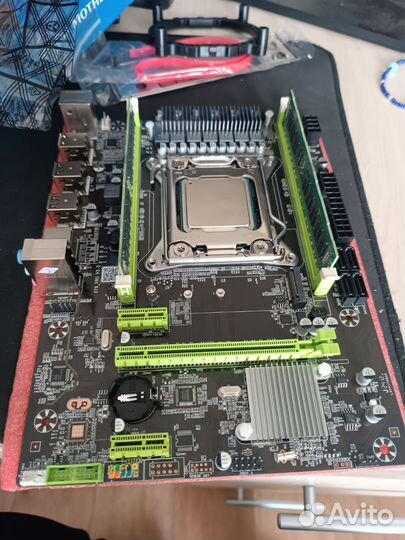 Материнская плата Xeon 2660 v2/16Gb 10/20