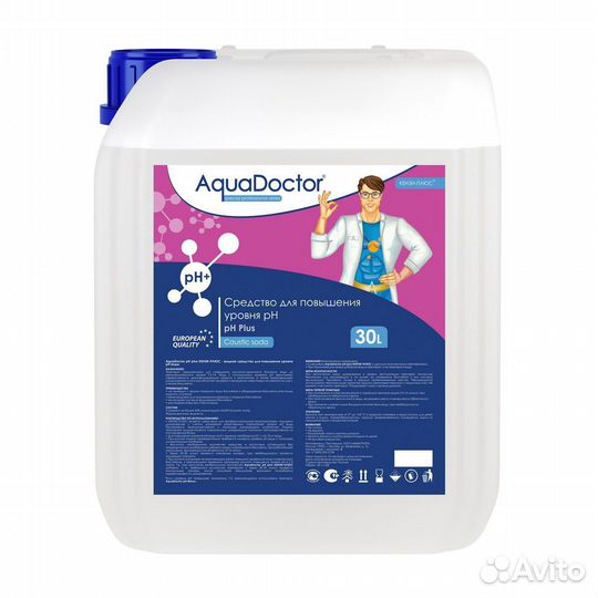 Жидкое средство AquaDoctor pH Plus 30 л
