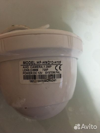 Камера видеонаблюдения купольная