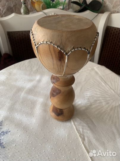 Деревянный интерьерный барабан