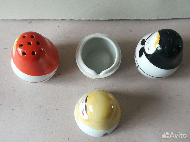 Солонка. перечница. горчичница. вербилки. 1950е гг