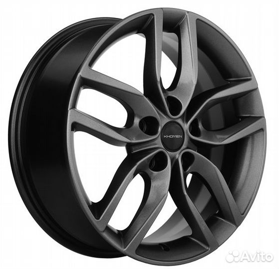 Khomen 1708 : 6.5x17 5*108 Et:33 Dia:60.1 Gray