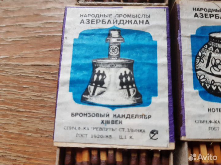 Спички деревянная коробка СССР