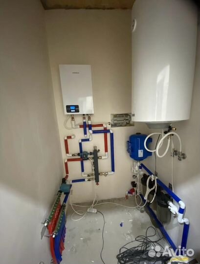 Услуги сантехника. Монтаж отопления