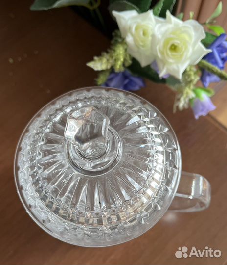 Кружка хрустальная для морса или лимонада (новая)