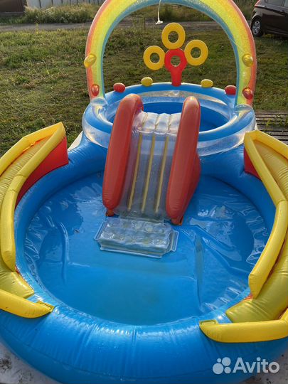 Детский бассейн с горкой