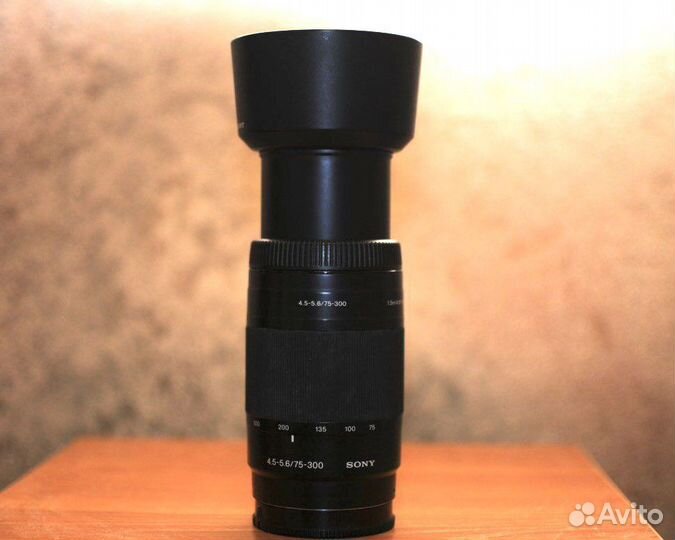 Объектив sony 75-300mm f/4.5-5.6 sal-75300