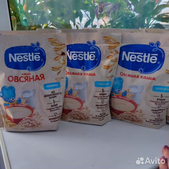 Молочные каши нестле