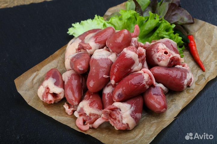 Куриные сердца
