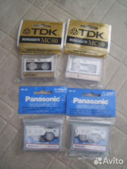 TDK MC60 аудио микрокассета в упаковке, Japan