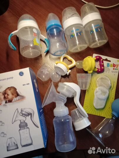 Молокоотсос,бутылочки Avent,ниблер, соски avent
