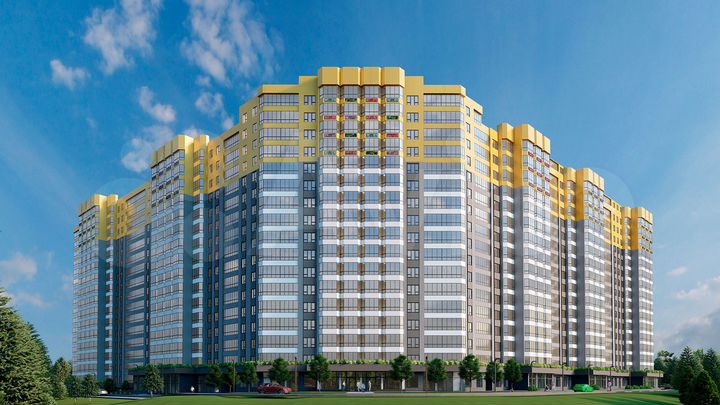 1-к. квартира, 40,5 м², 13/17 эт.