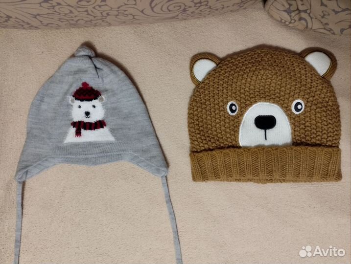 Тонкие и теплые шапки на мальчика
