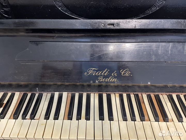 Пианио немецкое 1890 год