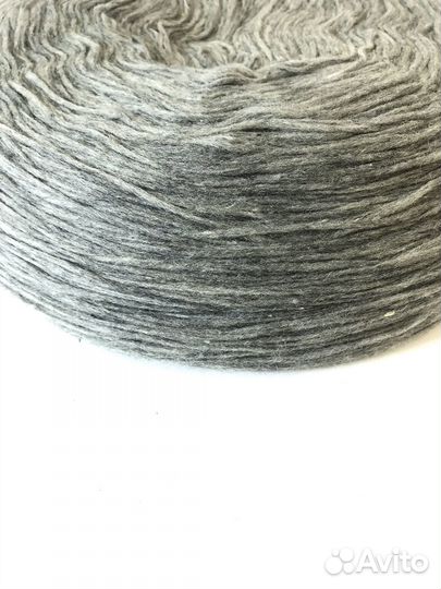 Пряжа серая для машинной и ручной вязки
